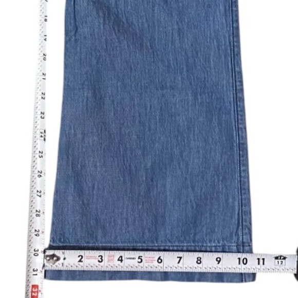 Sanctuary Linen/cotton blend wide leg sailor trouser jean. Sz 28 - Picture 8 of 15